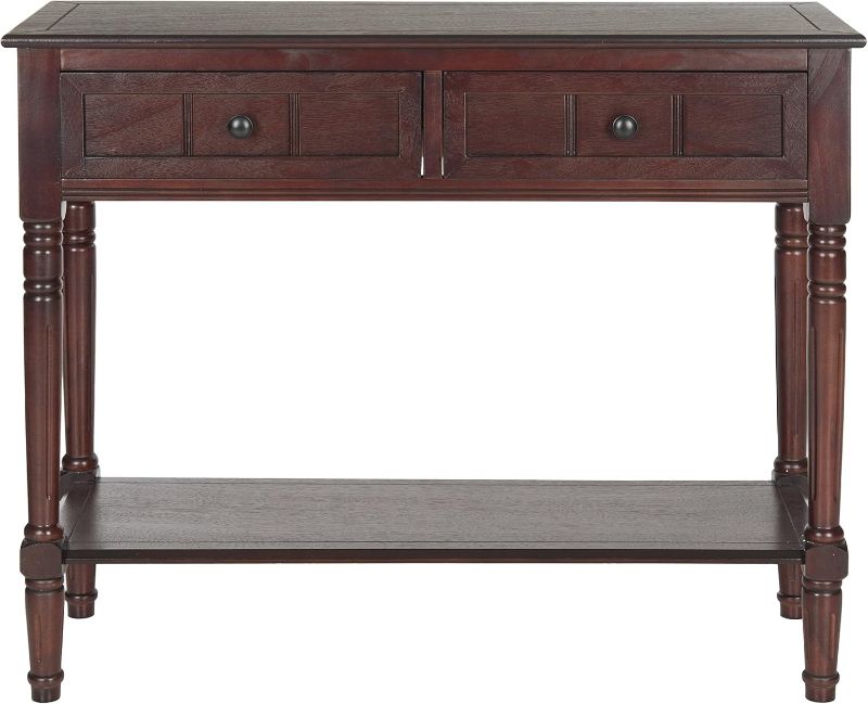 Photo 1 of ***similar***afavieh American Homes Collection Samantha Dark Cherry 2-Drawer Console Table