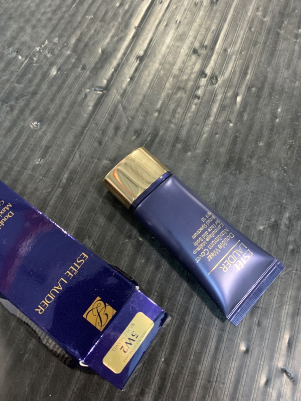 Photo 1 of **used**Estée Lauder Double Wear 24-Hour Maximum Cover Camouflage Foundation for Face and Body SPF 15 | Full Coverage | Covers Scars & Tattoos, 1.0 Fl Oz, 5W2 Rich Caramel