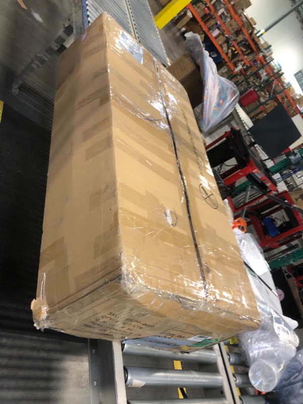 Photo 1 of **MISSING PARTS**YITAHOME Outdoor Storage Cabinet, Weather-proof Rattan Bar Table with Two Doors, Adjustable Shelves & Foldable Drawer, Wicker Patio Storage Box for Outdoor Cushions, Pool Tool and Garden Tools - Black