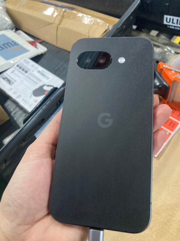 Photo 1 of ***LOCKED*** 
Google Pixel 9a with Gemini - Unlocked Android Smartphone with Incredible Camera and AI Photo Editing, All-Day Battery, and Powerful Security - Obsidian - 128 GB