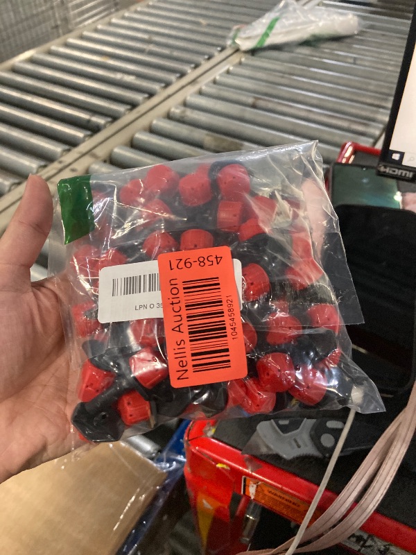 Photo 1 of 100pcs 360 Degree Adjustable Irrigation Drippers Sprinklers, 1/4 Inch Emitters Drip for Watering System by Korty