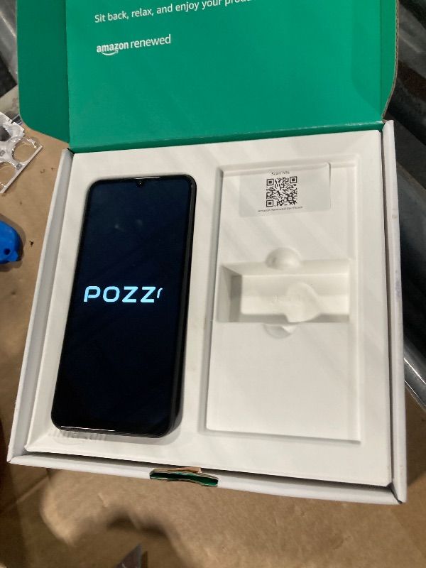 Photo 1 of ***MISSING CHARGER***
POZZI Turbo 6.79” HD+ Display | 128GB + 6GB RAM | 4G LTE Unlocked Smartphone | Android 14 | Octa Core Processor | 50MP Camera | 5,000 mAh Battery | Dual Nano SIM | Black | Compatible with T-Mobile