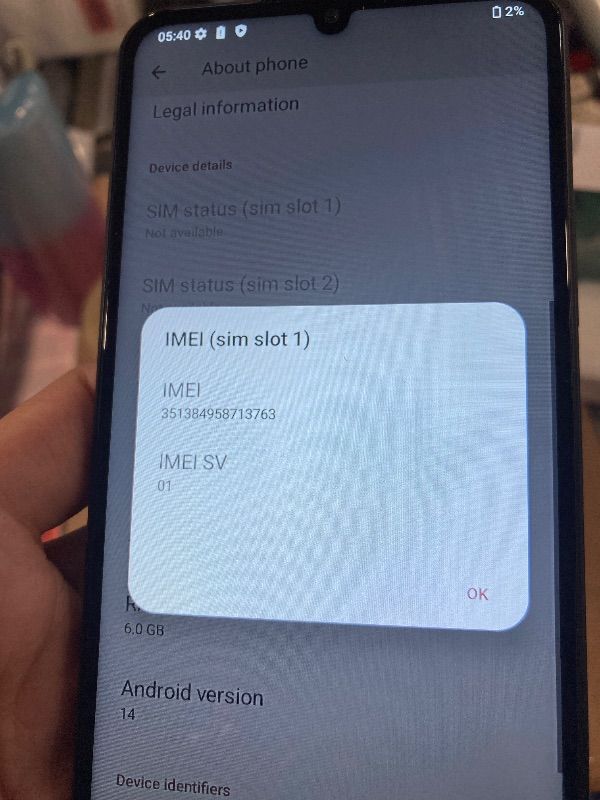 Photo 1 of ***MISSING CHARGER***
POZZI Turbo 6.79” HD+ Display | 128GB + 6GB RAM | 4G LTE Unlocked Smartphone | Android 14 | Octa Core Processor | 50MP Camera | 5,000 mAh Battery | Dual Nano SIM | Black | Compatible with T-Mobile