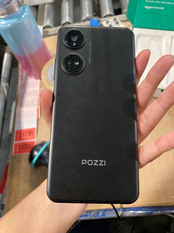 Photo 1 of ***MISSING CHARGER***
POZZI Turbo 6.79” HD+ Display | 128GB + 6GB RAM | 4G LTE Unlocked Smartphone | Android 14 | Octa Core Processor | 50MP Camera | 5,000 mAh Battery | Dual Nano SIM | Black | Compatible with T-Mobile