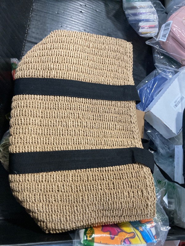 Photo 1 of ***SIMILAR PRODUCT***
Woven Tote Bag Holder Beach Shoulder Bag for Travel Shopping Outings Mother Day