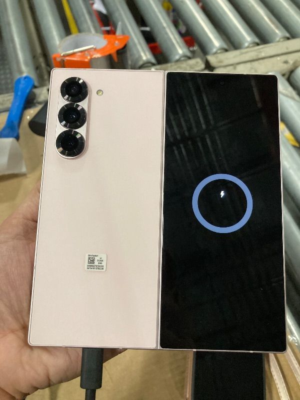 Photo 1 of ***SCREEN HAS A BLOW***
Samsung Galaxy Z Fold 6, 512GB Unlocked Android Smartphone, Circle to Search, Hands-Free Interpreter, AI Photo Edits, Foldable Display for Multitasking, 2024, US 1 Yr Warranty, Pink