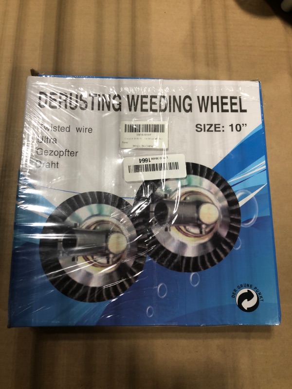 Photo 1 of Cokacot 10 Inch Steel Wire Trimmer Head, Unbreakable Wired Trimmer Blade Yard Patio Wire Weed Eater Head Trimmer Head Replacement with 2 Pack of Adapters kit for Weed Wacker