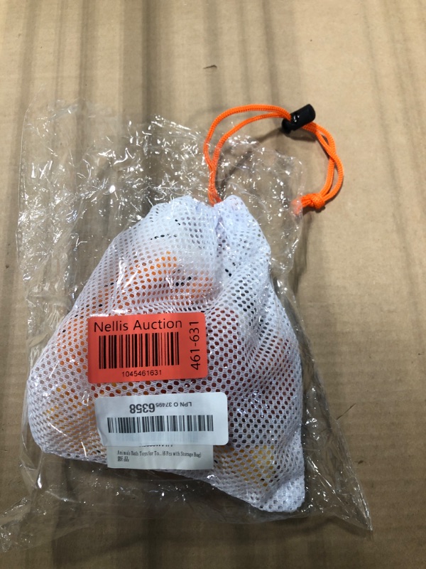 Photo 1 of ***** ONLY 5 ***** XY-WQ Bath Toys No Hole, for Infants 6-12& Toddlers 1-3, No Hole Bathtub Toys (Animal, 6 Pcs with Mesh Bag)
