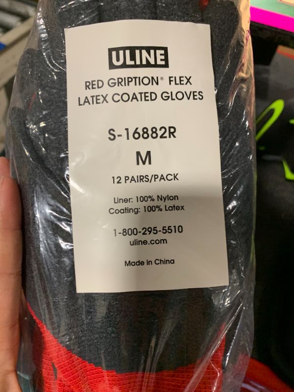 Photo 1 of 12 Pairs Work Gloves for Men and Women, Nitrile Coated Safety Protective Gloves with Grip, Ideal for Gardening, Warehouse, Mechanic, Light Duty Construction Work,Large 12 PACKS 