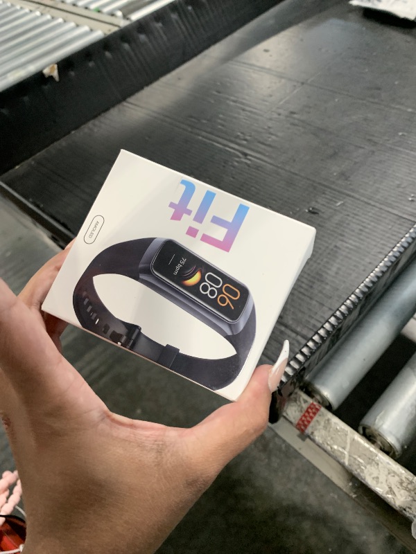 Photo 1 of Fitness Tracker with Step Counter/Calories/Stopwatch, Activity Tracker, Health Tracker with 24/7 Heart Rate Monitor, Sleep Tracker 5 ATM Waterproof,1.10''AMOLED Screen, Pedometer Watch for Women Men