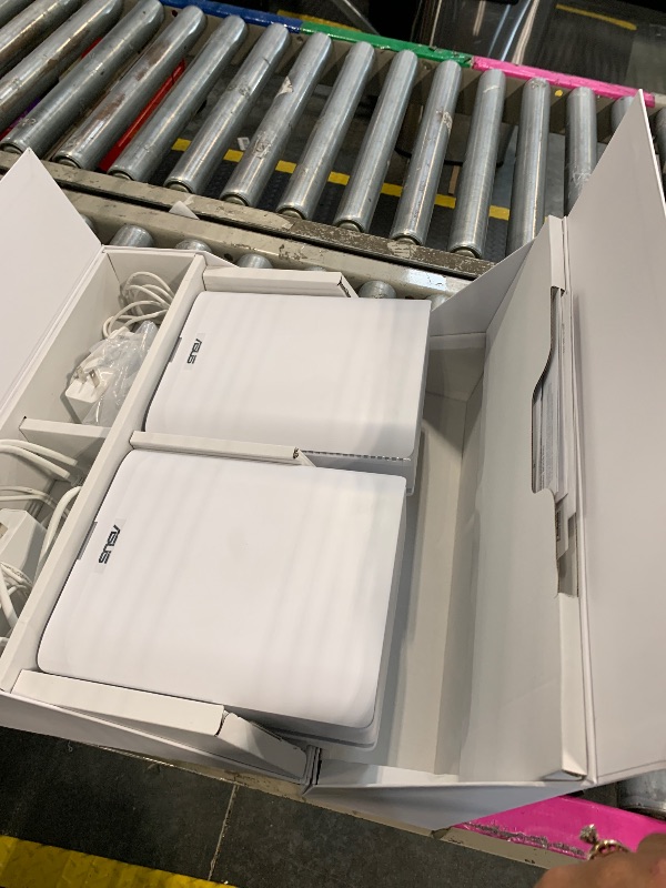 Photo 1 of ASUS ZenWiFi BQ16 Pro Quad-Band WiFi 7 Mesh Router (2 Pack), up to 8000 sqft, 2X 10G Ports Each, Smart Home Master with Multi-SSID, VPN & Parental Controls, Subscription-Free Security, AiMesh
