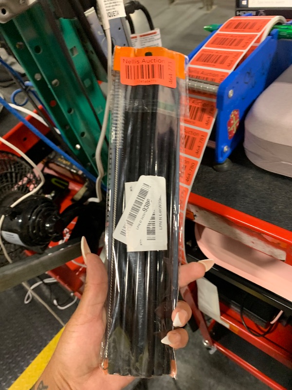 Photo 1 of [DISHWASHER SAFE] 6 Pack Black Replacement Straws for Stanley 40 oz 30 oz Cup Tumbler, 12 inch Long Reusable Plastic Straws with Brush for Stanley, Owala, Yeti Tumbler, BPA FREE