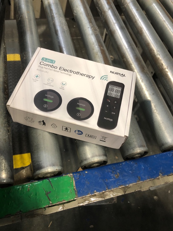 Photo 1 of NURSAL Wireless TENS Unit Muscle Stimulator, Dual Host TENS EMS Machine for Pain Relief, 18 Modes 20 Intensity Remote Control Pulse Physical Electrotherapy for Back Shoulder Pain (2 Pads)