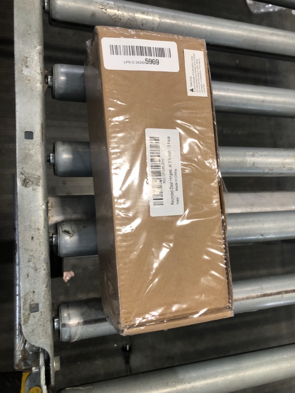 Photo 1 of 18 Pack Interior Satin Nickel Door Hinges Brushed 3.5 Inch x 1/2" Rounded 5/8 Radius for Doors 3 ½ Inch Heavy Duty Steel Iron Hardware Fittings House Villa Cando Loft Room Ironmongery Sliver Hinge