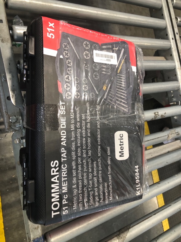 Photo 1 of TOMMARS 51-Pc M6 to M24 Jumbo Tap and Die Set Metric Round Threading Dies for Threading and Rethreading Internal and External Threads