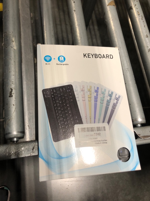 Photo 1 of *** some keys missing*** Ultra-Slim Bluetooth Keyboard Portable Mini Wireless Keyboard Rechargeable for Apple iPad iPhone Samsung Tablet Phone Smartphone iPadOS iOS Android (10 inch Black)
