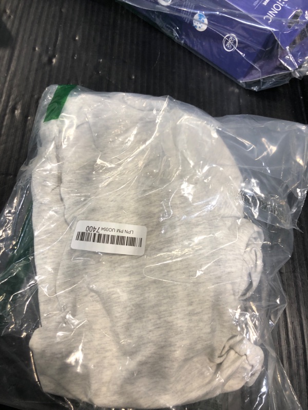Photo 1 of ***pants missing**Darong Women's 2 Piece Lounge Sets Long Sleeve Tops Wide Leg Pants Casual Outfits Pajama Set Fall Collection 9065B White Grey M