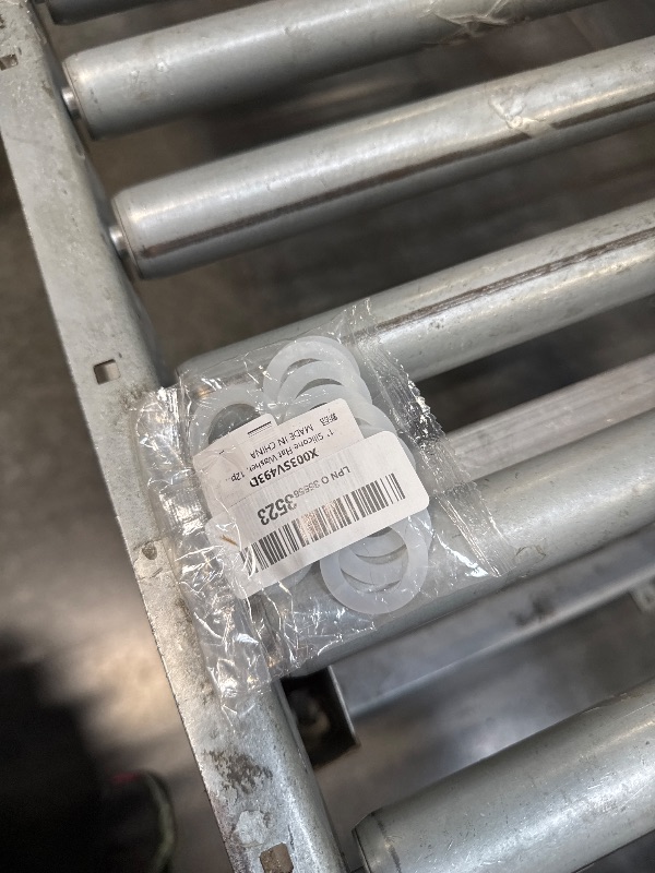 Photo 1 of 1" Silicone Flat Washer, 12pcs Flat Gasket White O Ring Sealing Washers for Bellows Hoses, 20mm ID, 30mm OD, 3mm Thickness