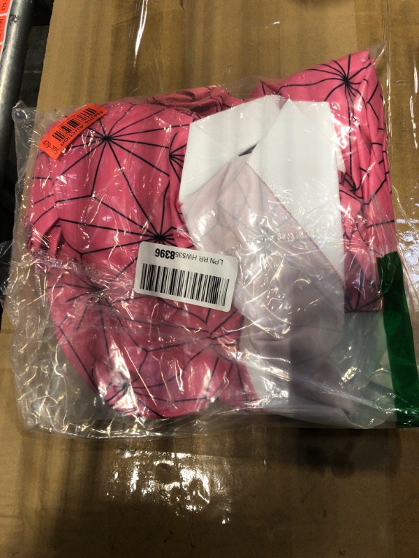Photo 1 of 1791's lady Kamado Tanjirou Cosplay Rengoku Costume Inosuke Hashibira Kimono for Halloween Party Cosplay Outfits (Kamado Nezuko, M)