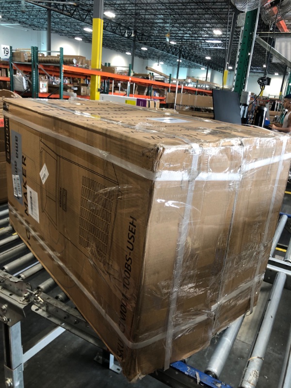 Photo 1 of YITAHOME Black Commercial Under Counter Ice Maker Machine 130lbs, ETL & DOE Certificated Ice Machine Commercial, Big Ice Makers Freestanding for Home Cafe Bar Restaurant 44pcs with 33lbs Storage Bin