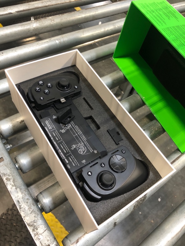 Photo 1 of **MISSING USB**Razer Kishi Ultra Gaming Controller for Android, iPhone 15 & 16 Series, iPad Mini A17 Pro & 6 (USB C): Pro Controls - Ergonomic Grip - Stream PC, Xbox, PS5 Games on Mobile, Phone, Tablet - Chroma RGB.  