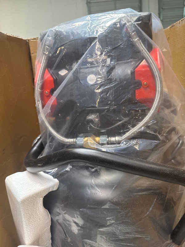 Photo 1 of ***DAMAGED ON THE OUTLET, PARTS ONLY ***14 Gallon Ultra Quiet Air Compressor with Two Quick Couplers, 2HP 8.75 CFM, Max 115 PSI Pressure Oil-Free Air Compressor Tank, 70dB Quiet Compressor for Auto Repair, Tire Inflation