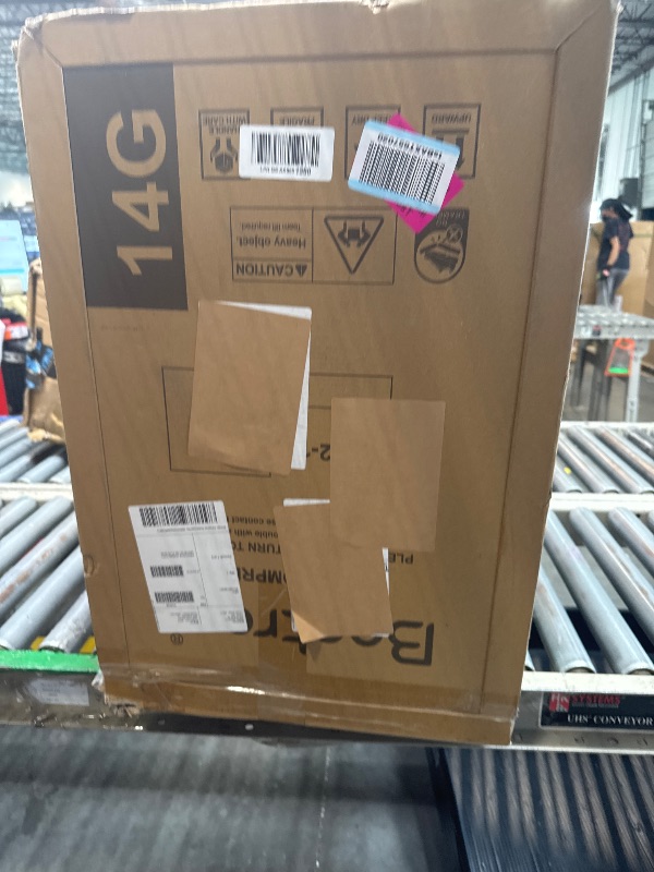 Photo 1 of ***DAMAGED ON THE OUTLET, PARTS ONLY ***14 Gallon Ultra Quiet Air Compressor with Two Quick Couplers, 2HP 8.75 CFM, Max 115 PSI Pressure Oil-Free Air Compressor Tank, 70dB Quiet Compressor for Auto Repair, Tire Inflation
