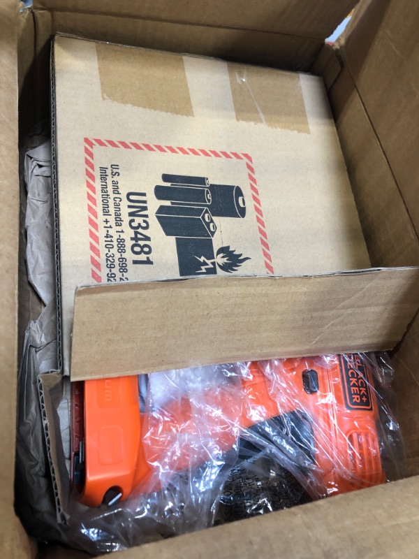 Photo 1 of **NEEDS A BATTERY** BLACK+DECKER 20V MAX POWERCONNECT Power Drill Cordless Drill Driver Electric Screwdriver with 30 Piece Bit Set and Drivers Kit, Battery and Charger Included (LD120VA)