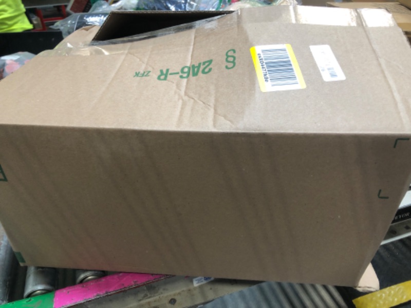 Photo 1 of ***MISSING PIECES**IRIS USA Corner Cat Litter Box Enclosure with Scoop, Small Cat Litter Box with Lid, Corner Litter Box Enclosure for Kittens to Medium Sized Cats, Odor Defensive Hooded Litter Tray, Navy/White
