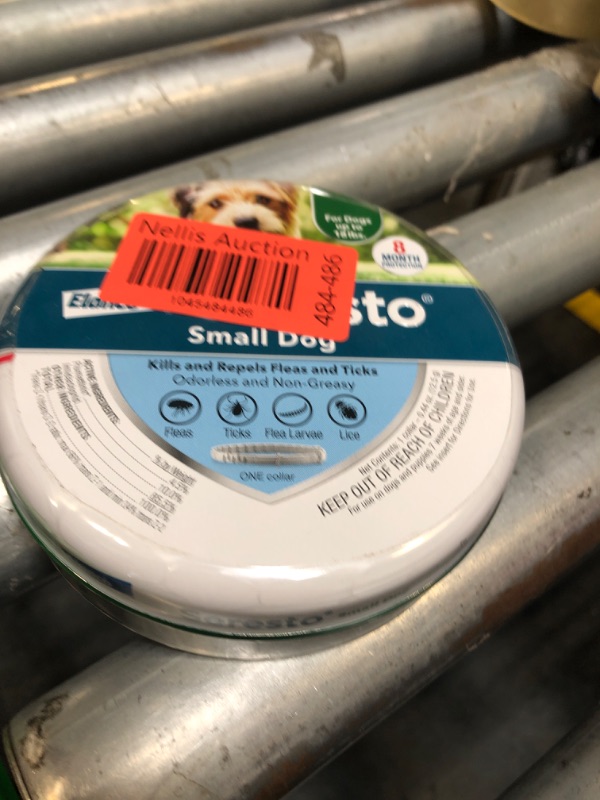 Photo 1 of  NEW Seresto Small Dog Vet-Recommended Flea & Tick Treatment & Prevention Collar for Dogs Under 18 lbs. | 8 Months Protection