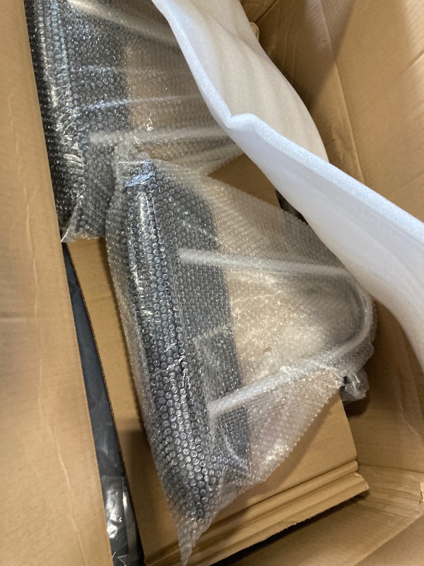 Photo 1 of Efomao Desk Office Chair 400LBS, Big and Tall Office Chair, PU Leather Computer Chair, Executive Office Chair with Leg Rest and Lumbar Support, Black Office Chair