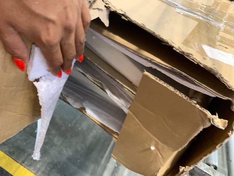 Photo 1 of Steve Silver Co Joanna Two Tone Counter Farmhouse Chair, Set of 2 Chairs, 24-Inch Seat Height, Schoolhouse Style, Dining Room, Kitchen, Counter Height, 23.5" D x 20" W x 42" H, White/Ivory, Brown