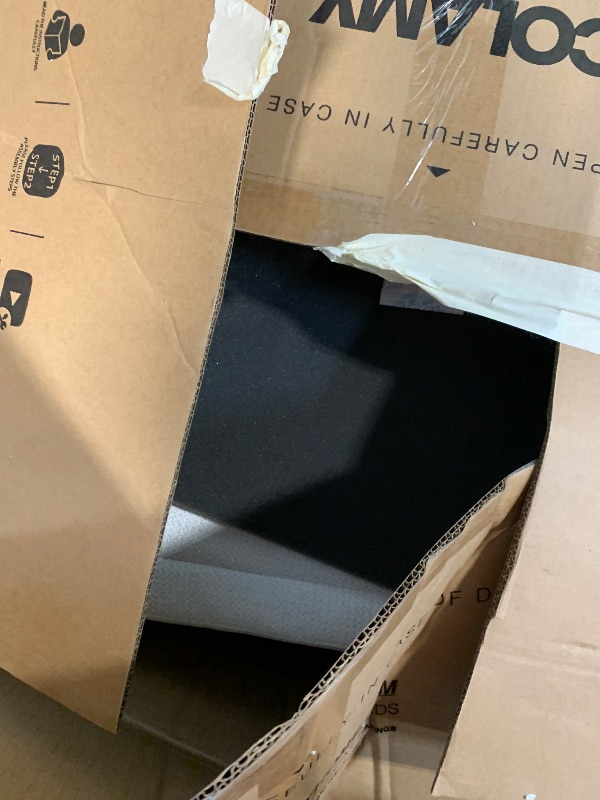 Photo 1 of **MISSING PARTS**COLAMY Swivel Rocking Recliner Chair, Nursery Rocker Glider Recliner with Extra Large Footrest, Deep Seat, High Back, Upholstered Fabric Reclining Single Sofa for Living Room-White
