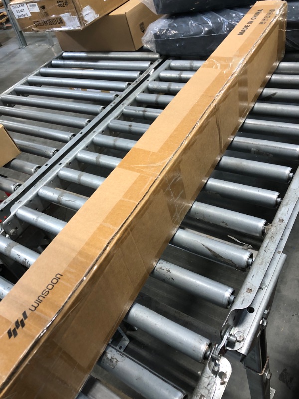 Photo 1 of WINSOON Bifold Door Hardware for Closet: Heavy Duty Bi Fold Barn Door Hardware Kit - 84" Track Folding System for Max Four 20" Doors Panels 78" Opening - Steel Rail, Doors Not Included