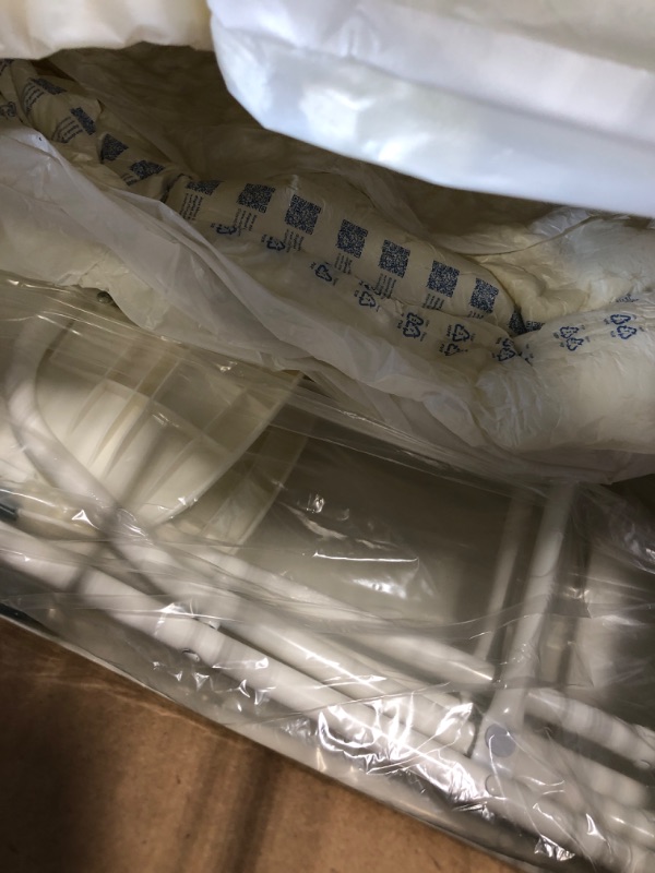 Photo 1 of **6 CHAIRS ONLY**Sweetcrispy Folding Chair 10 Pack, Plastic Foldable Chairs with 330-Pound Capacity, Sturdy Metal Portable Chair, Easy to Use and Store, Outdoor and Indoor, for Home, Office, Party, Comfy, White