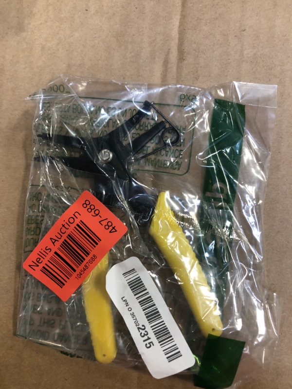 Photo 1 of 2 in 1 Snap Ring Pliers, Dual-purpose Retaining Ring Plier C-clip Plier for 10mm-40mm, Diameter Snap Ring Multifunctional Installation and Removal Tool (Yellow)