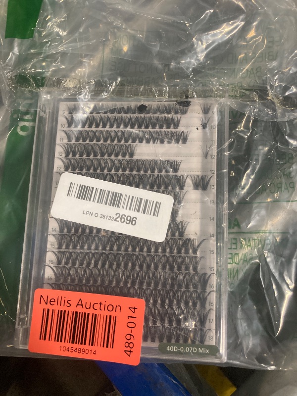 Photo 1 of **used**Lash Clusters 300pcs Individual Lashes 40D 0.07D Curl 9-18MIX DIY Eyelash Extension KEYYOU Large Tray Volume Soft&Natural Cluster Lashes(40D-0.07D,9-18MIX?
