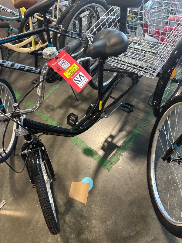 Photo 1 of [Final Sale] Adult Tricycles 7 Speed, Adult Trikes 24 inch 3 Wheel Bikes, Three-Wheeled Bicycles Cruise Trike with Shopping Basket for Seniors, Women, Men