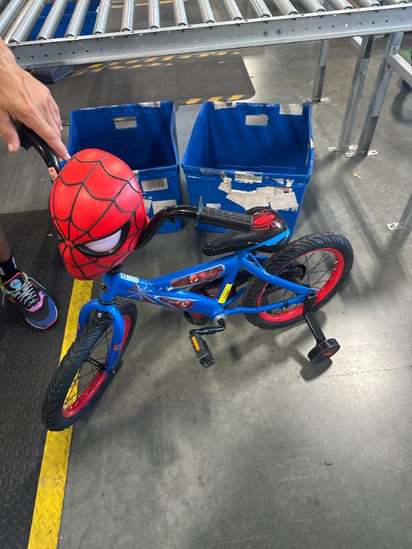 Photo 1 of [Final Sale] Huffy 12" Marvel Spider-Man Kids' Bike, Fits Riders 3'1" - 3'5", Red, Child, Boy's