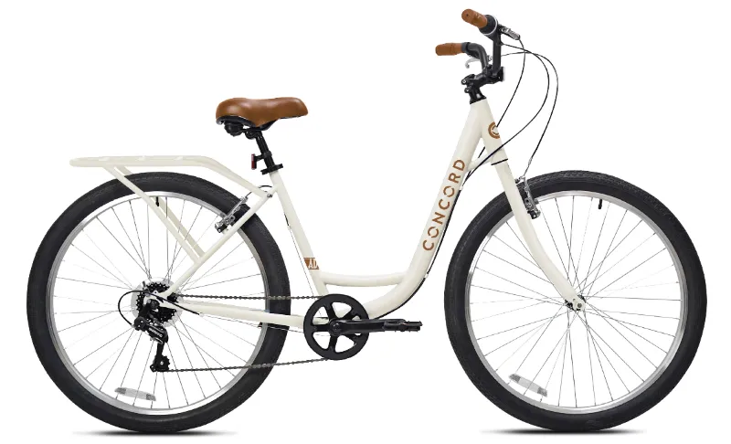 Photo 1 of [Final Sale] 27.5" Concord Laguna Comfort Bicycle, 27.5" Wheels, Fits Adult Riders 5'4"-6'2", Unisex, Cream