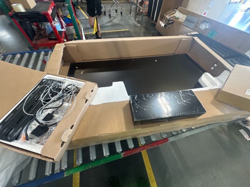 Photo 1 of [SCREEN SCUFFED] Samsung 55-Inch Class QLED 4K LS03D The Frame Series Quantum HDR Smart TV w/Dolby Atmos, Art Mode, Anti-Reflection, Customizable Frame, Slim Fit Wall Mount with Alexa Built-in (QN55LS03D, 2024 Model)