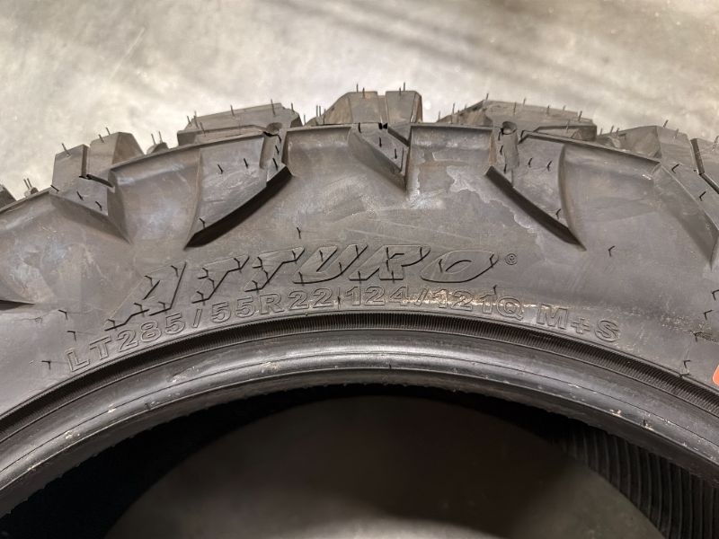 Photo 1 of ******SET OF 2*****Atturo Trail Blade MTS M/T Mud Off-Road Light Truck Radial Tire-LT285/55R22 285/55/22 285/55-22 124/121Q Load Range E LRE 10-Ply BSW Black Side Wall