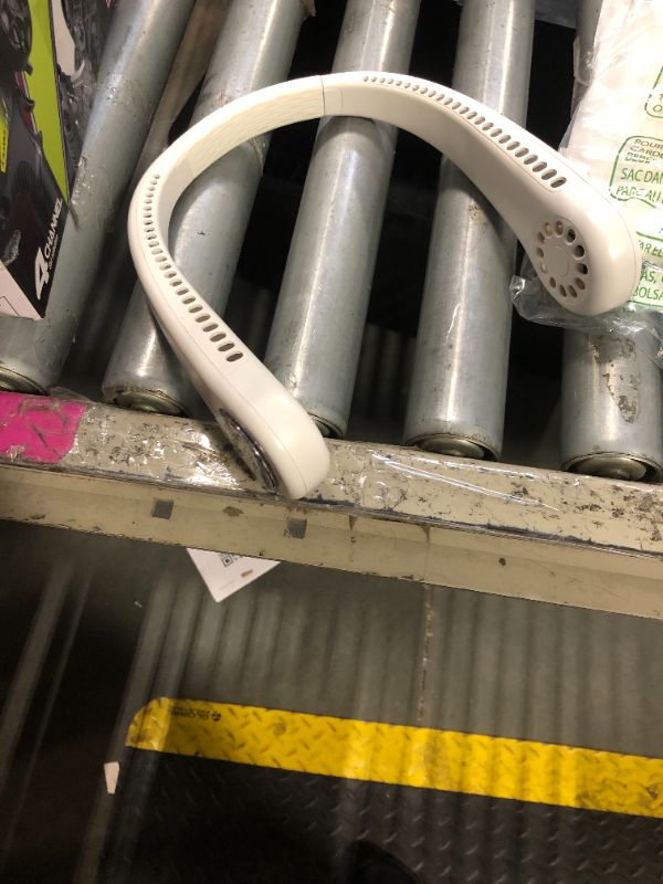 Photo 1 of ** MISSING CHARGING CORD** Ranvoo Aice E Plus 2025 Max Cooling Airflow [No.1 Coolest & Most Durable] Neck Air Conditioner, Ultimate Immersive Personal AC 6000 mAh Rechargeable Neck Fan Blow Cold Air, Gifts for Mom/Dad, White