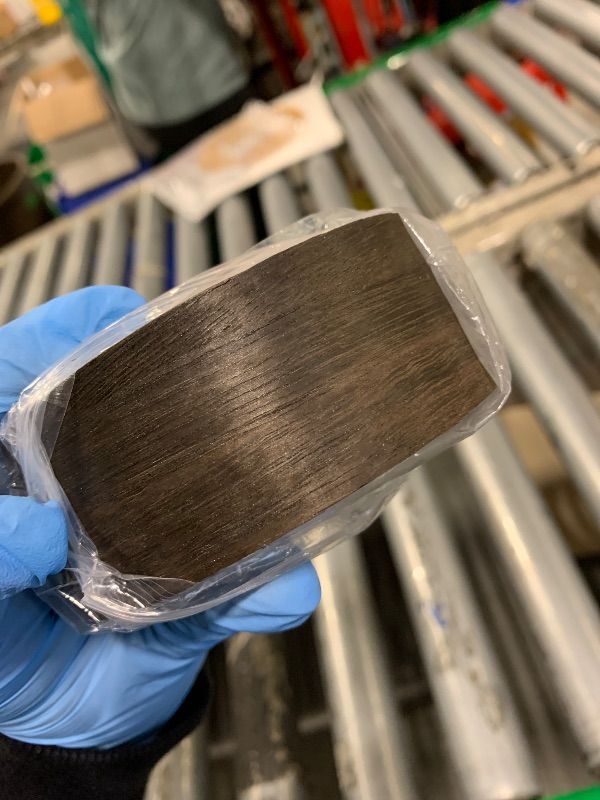 Photo 1 of ****DARKER COLOR*** PATIKIL Limba Edge Banding, 1-1/2 Inch x 25 ft Wood Veneer Tape Pre-glued Flexible Plywood Edge Banding with Hot Melt Adhesive for Furniture Restoration