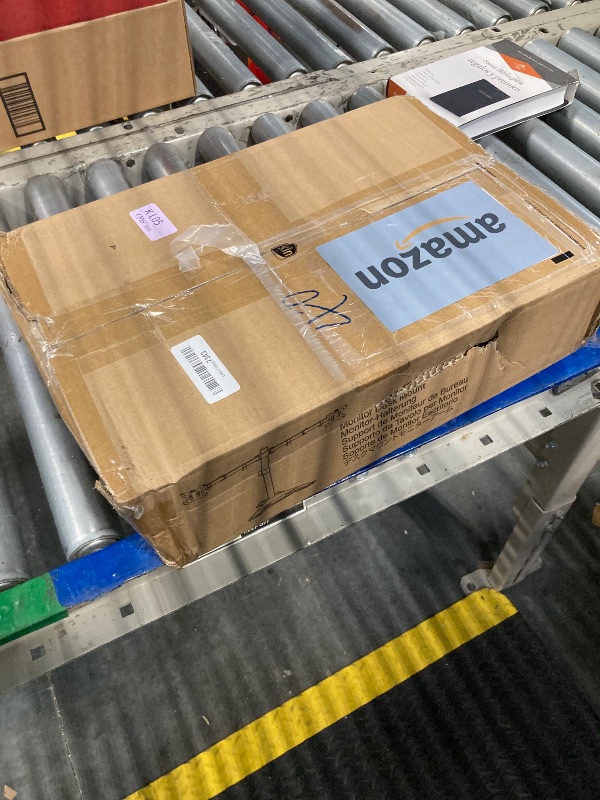 Photo 1 of MOUNT PRO Dual Monitor Stand, Free-Standing Full Motion Monitor Desk Mount Fits 2 Screens up to 27 inches,17.6lbs with Height Adjustable, Swivel, Tilt, Rotation, VESA 75x75 100x100, Black