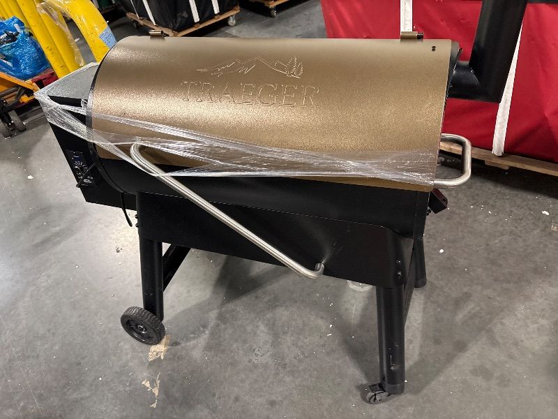 Photo 1 of **MISSING PIECES**Traeger Grills Pro 34 Electric Wood Pellet Grill and Smoker, Bronze, 884 Square Inches Cook Area, 450 Degree Max Temperature, Meat Probe, 6 in 1 BBQ Grill