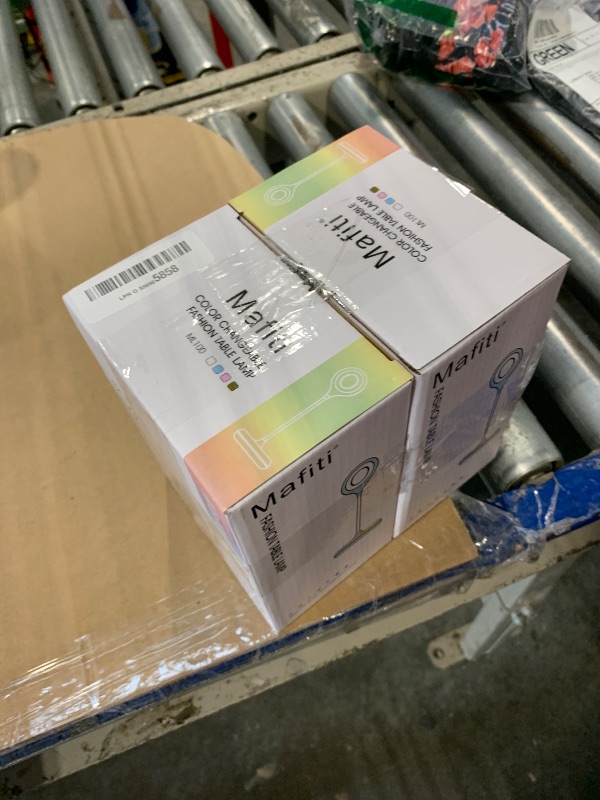 Photo 1 of 2 Pack LED Desk Lamp Cordless Rechargeable Battery Operated Table Light Adjustable Gooseneck Dimmable Touch Control Color Changing RGB Eye-Caring Base Night Light for Kids with USB Charging Cable