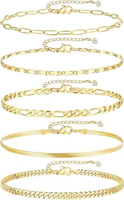 Photo 1 of 14k gold anklets for women gold anklet style 4