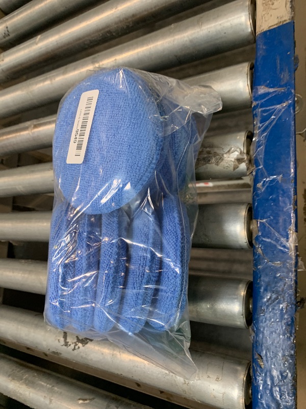 Photo 1 of 10 Pack Wax Applicator Pads, Microfiber Applicator Pad with Finger Pocket, Foam Car Wax Applicator Pad for Car Cleaning and Polishing