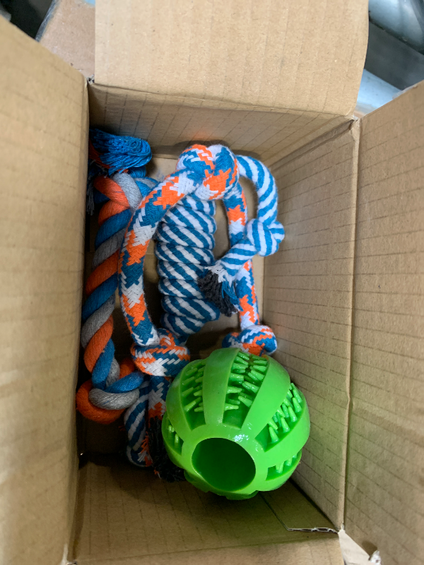 Photo 1 of **Only 3** Zeaxuie 9 Pack Luxury Puppy Toys for Teething Small Dogs, Puppy Chew Toys with Cute Squeaky Dog Toys, Ball and More Rope Dog Chew Toys